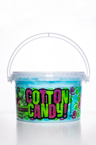 Blue Raspberry - Cotton Candy Pail with handle Set of 6