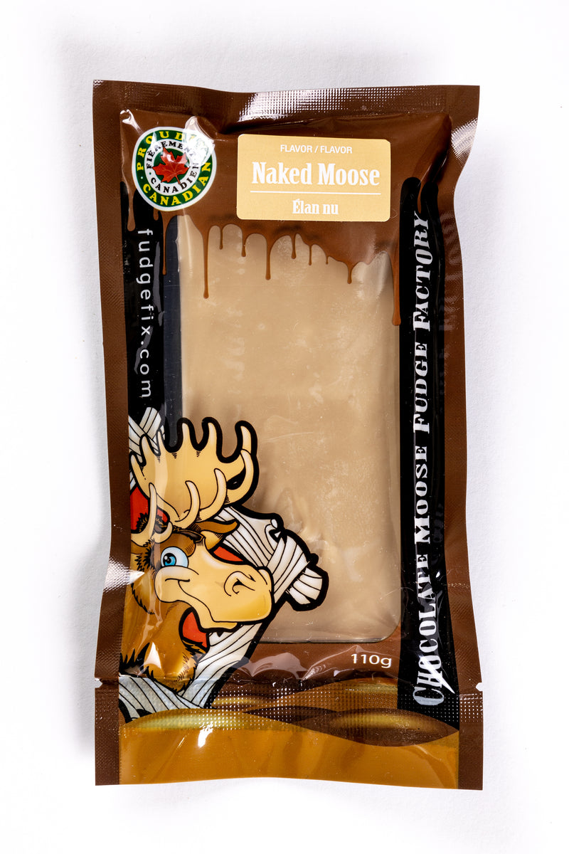 Naked Moose 110g Fudge Bar Chocolate Moose Fudge Factory