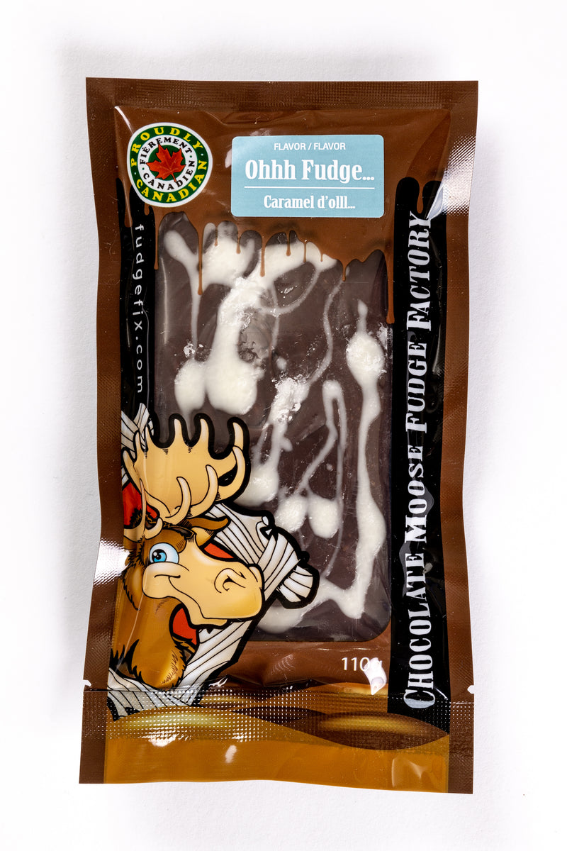 Ohhh Fudge 110g Fudge Bar Chocolate Moose Fudge Factory