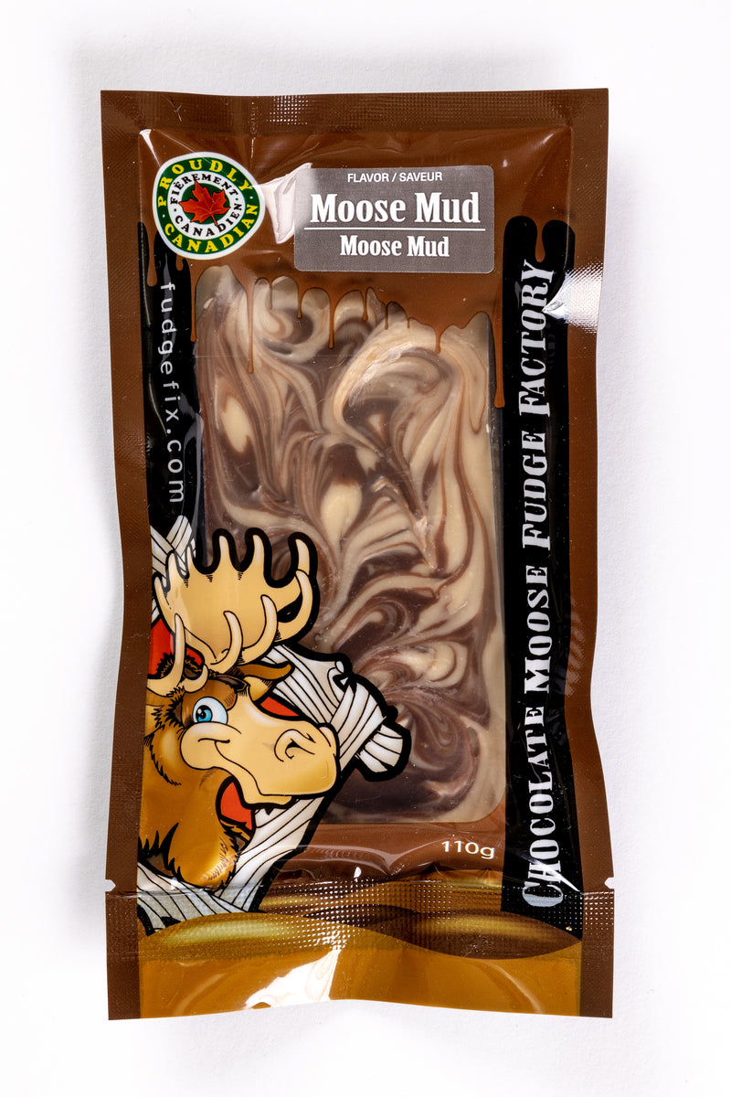Moose Mud 110g Fudge Bar Chocolate Moose Fudge Factory
