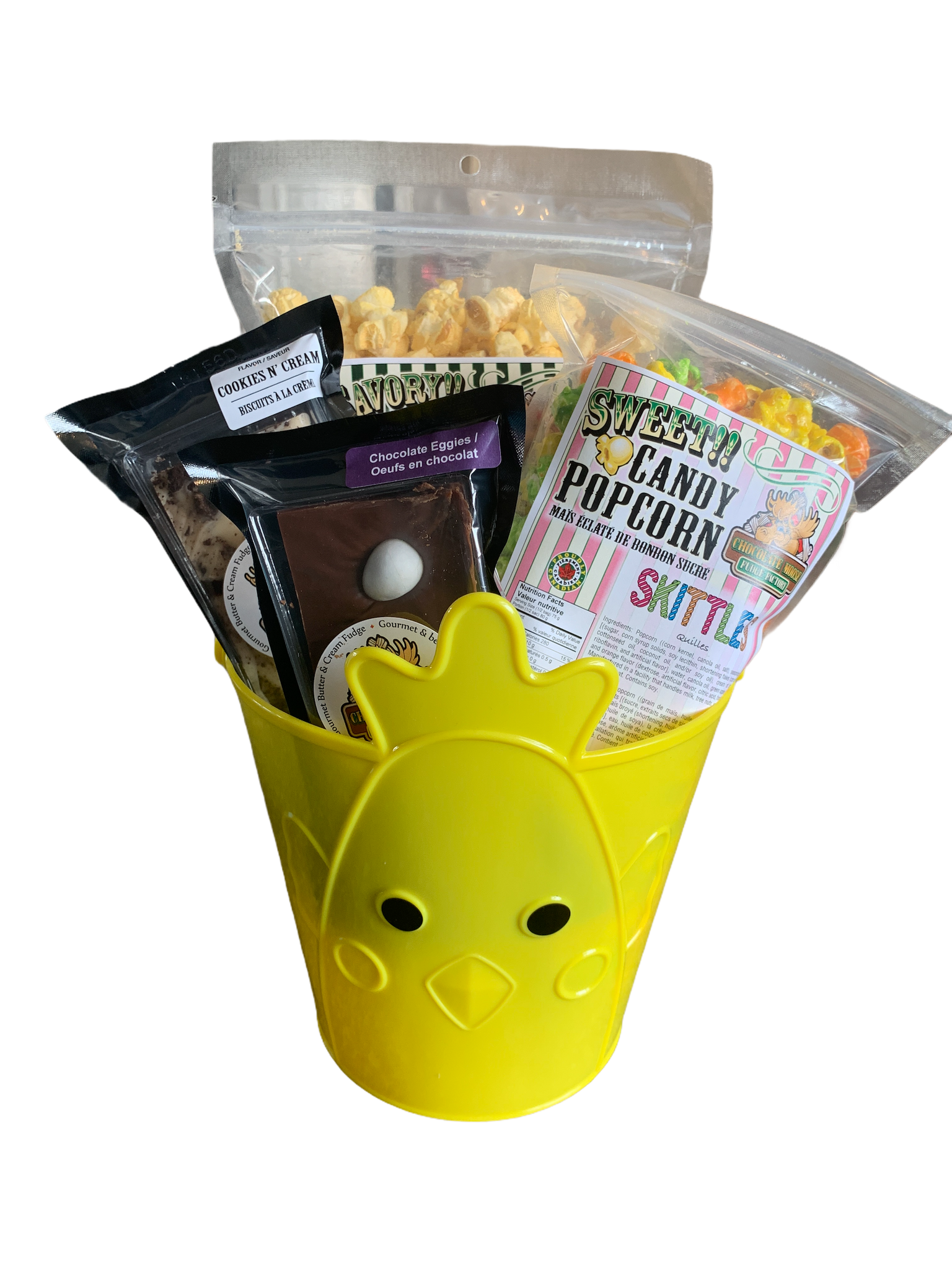 Yellow Chickie Easter Basket