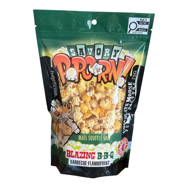 NEW 75g Savory Popcorn - BLAZIN BBQ SET OF 6