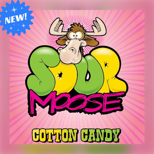 NEW SOUR GRAPE COTTON CANDY. 70G. 1 LITRE SET OF 6