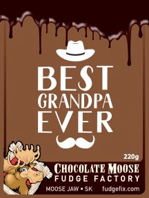 Fudge 220g Clamshell "Best Grandpa Ever"