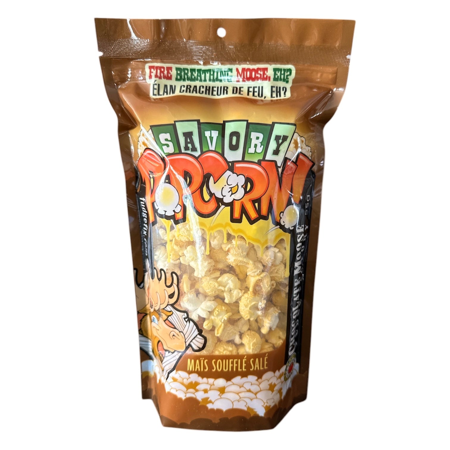NEW Savory Popcorn - FIRE BREATHING MOOSE, EH? SET OF 6