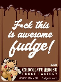 Fudge 220g Clamshell "F*ck this is awesome fudge"