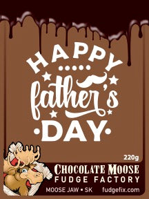 Fudge 220g Clamshell "Happy Father's Day"