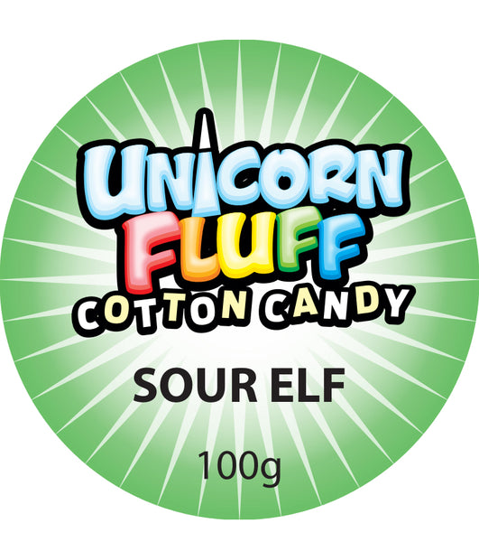 CHRISTMAS UNICORN FLUFF SOUR ELF SET OF 6