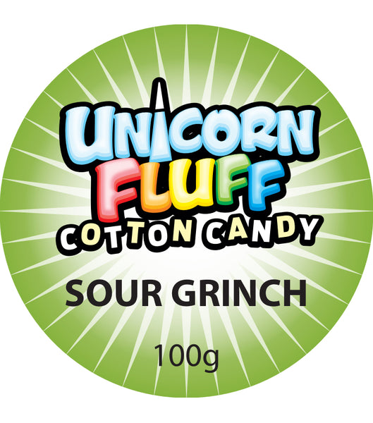 CHRISTMAS UNICORN FLUFF SOUR GRINCH SET OF 6