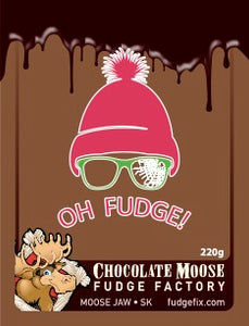 Fudge 220g Clamshell Christmas "ohhh fudge"