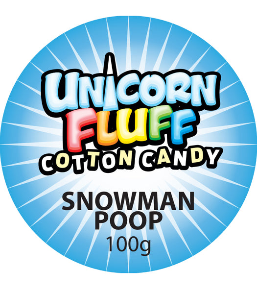CHRISTMAS UNICORN FLUFF SNOWMAN POOP SET OF 6