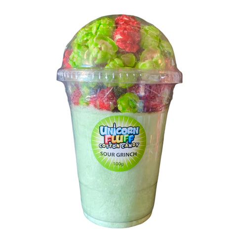 CHRISTMAS UNICORN FLUFF SOUR GRINCH SET OF 6