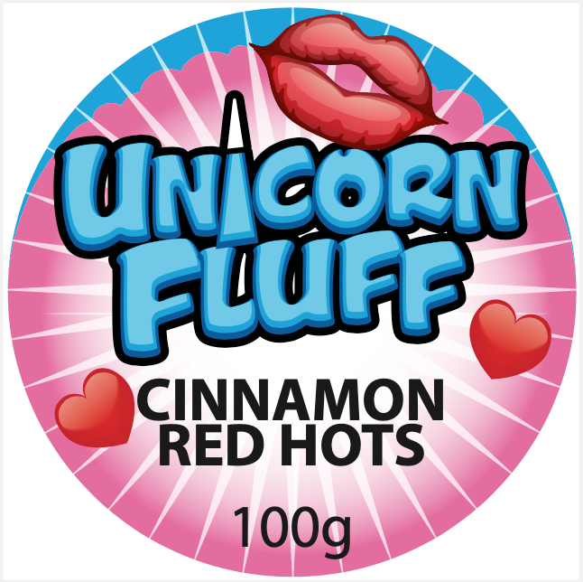Cinnamon Red Hot Unicorn Fluff Set
