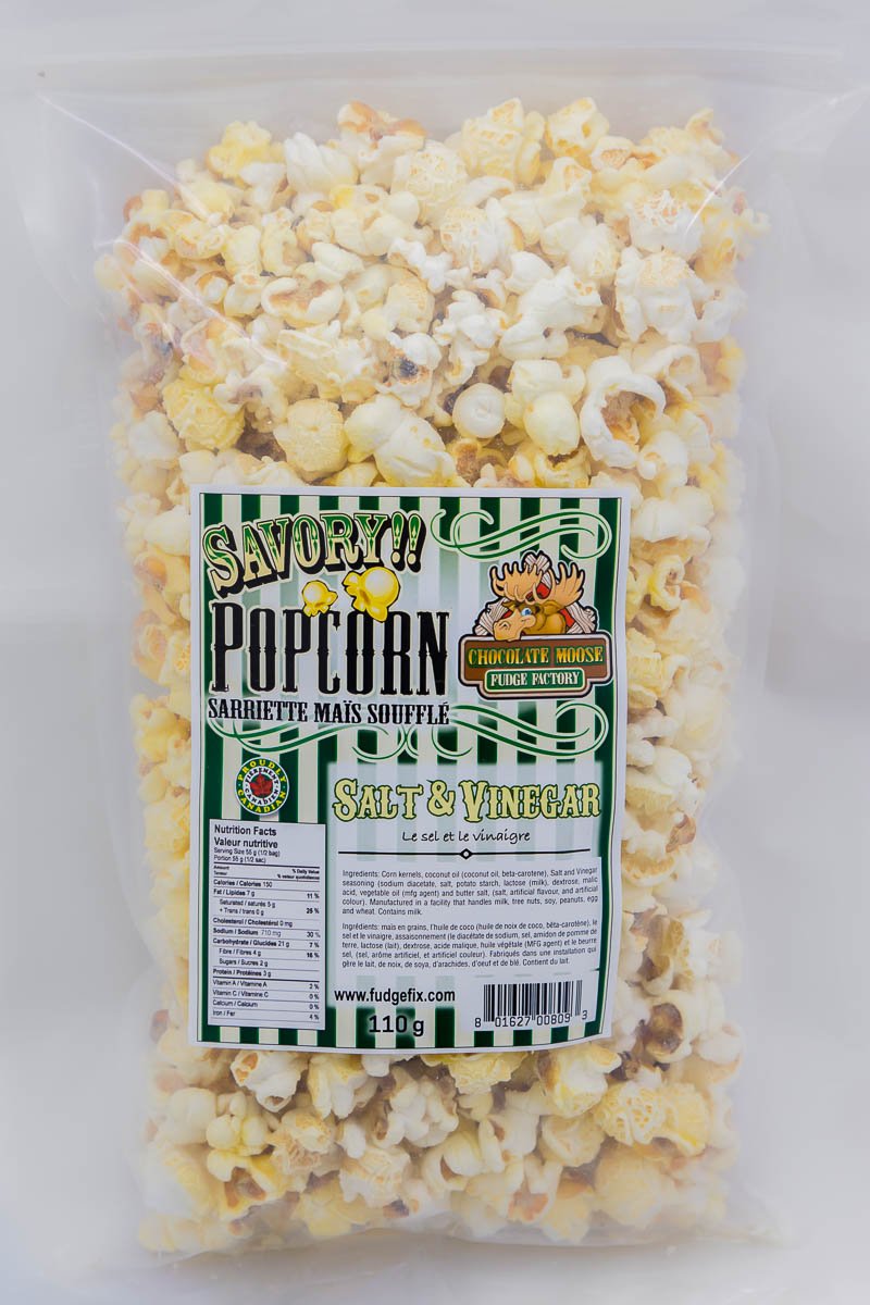 Salt and Vinegar - Savory Popcorn Set of 6 bags per flavor