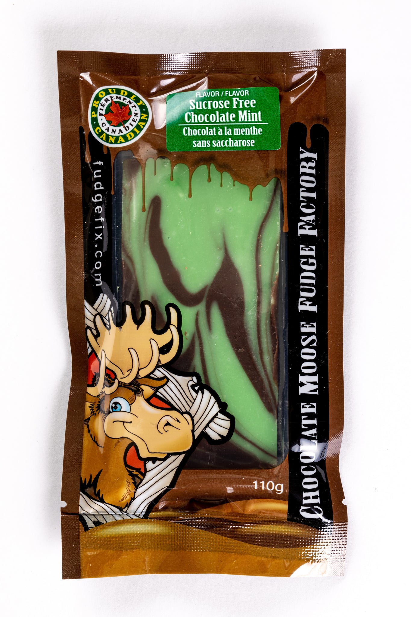 Sucrose Free Chocolate Mint - 110g Fudge Bars