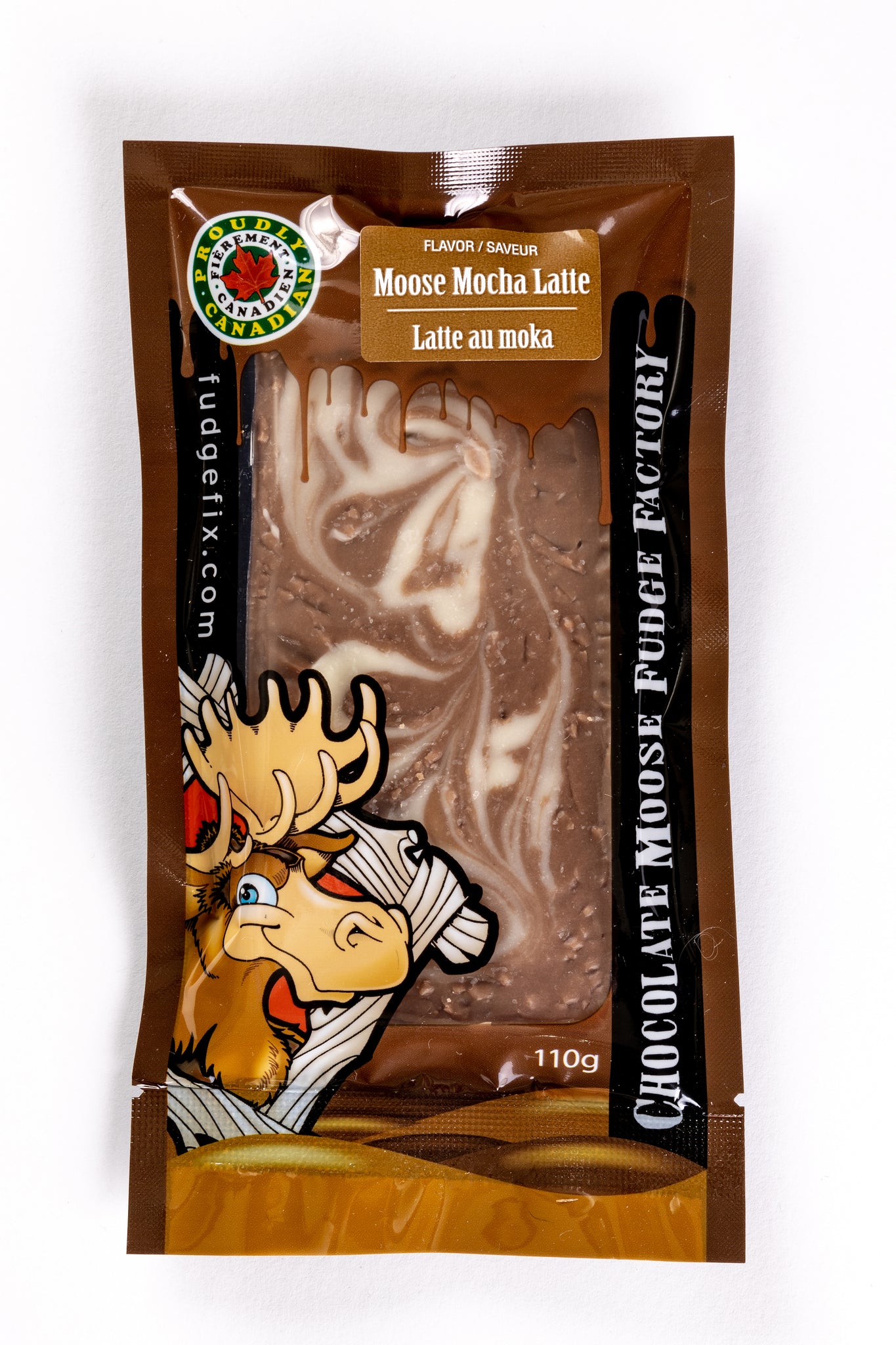 Moose Mocha Latte - 110g Fudge Bar