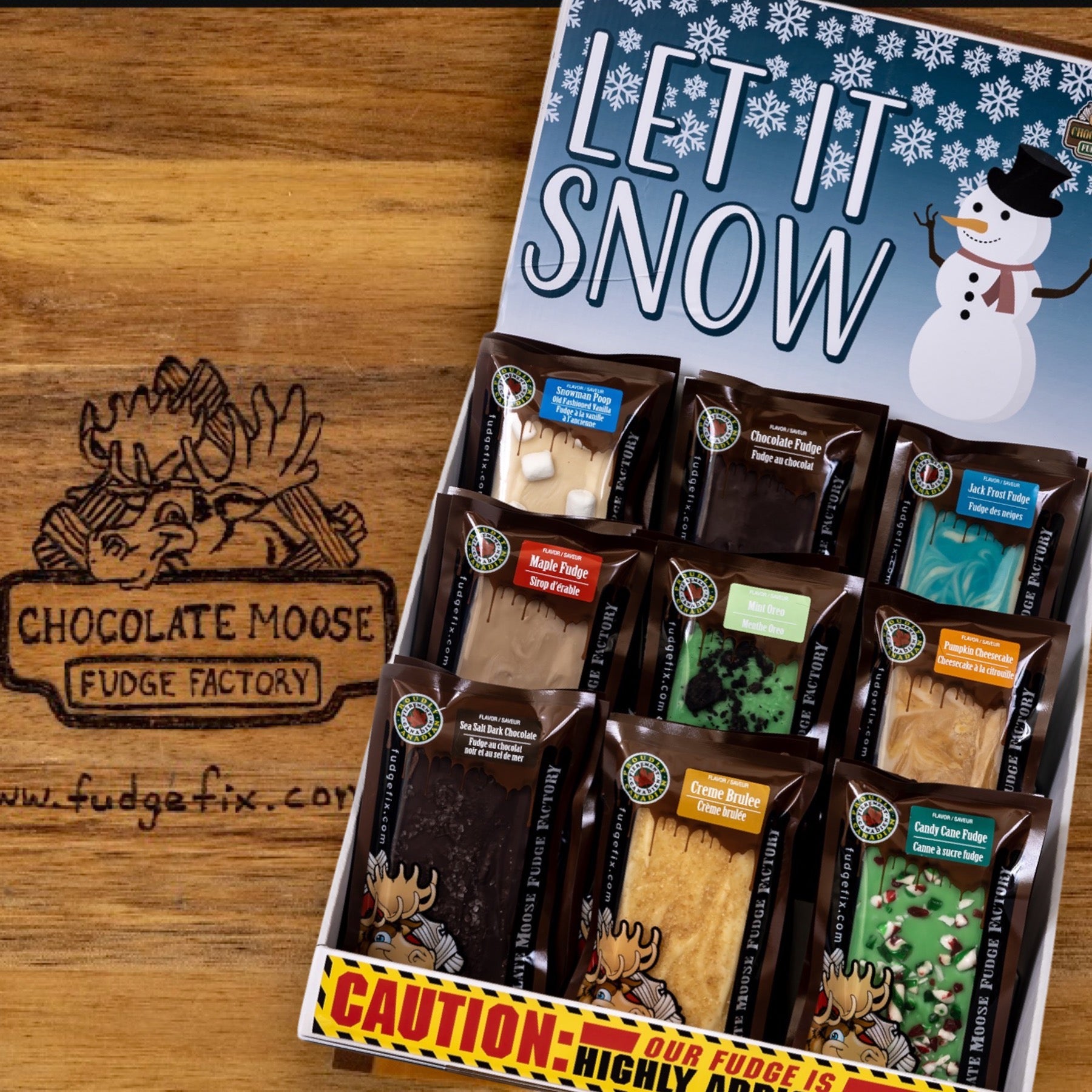 Let It Snow - Retailer Fudge Displayer