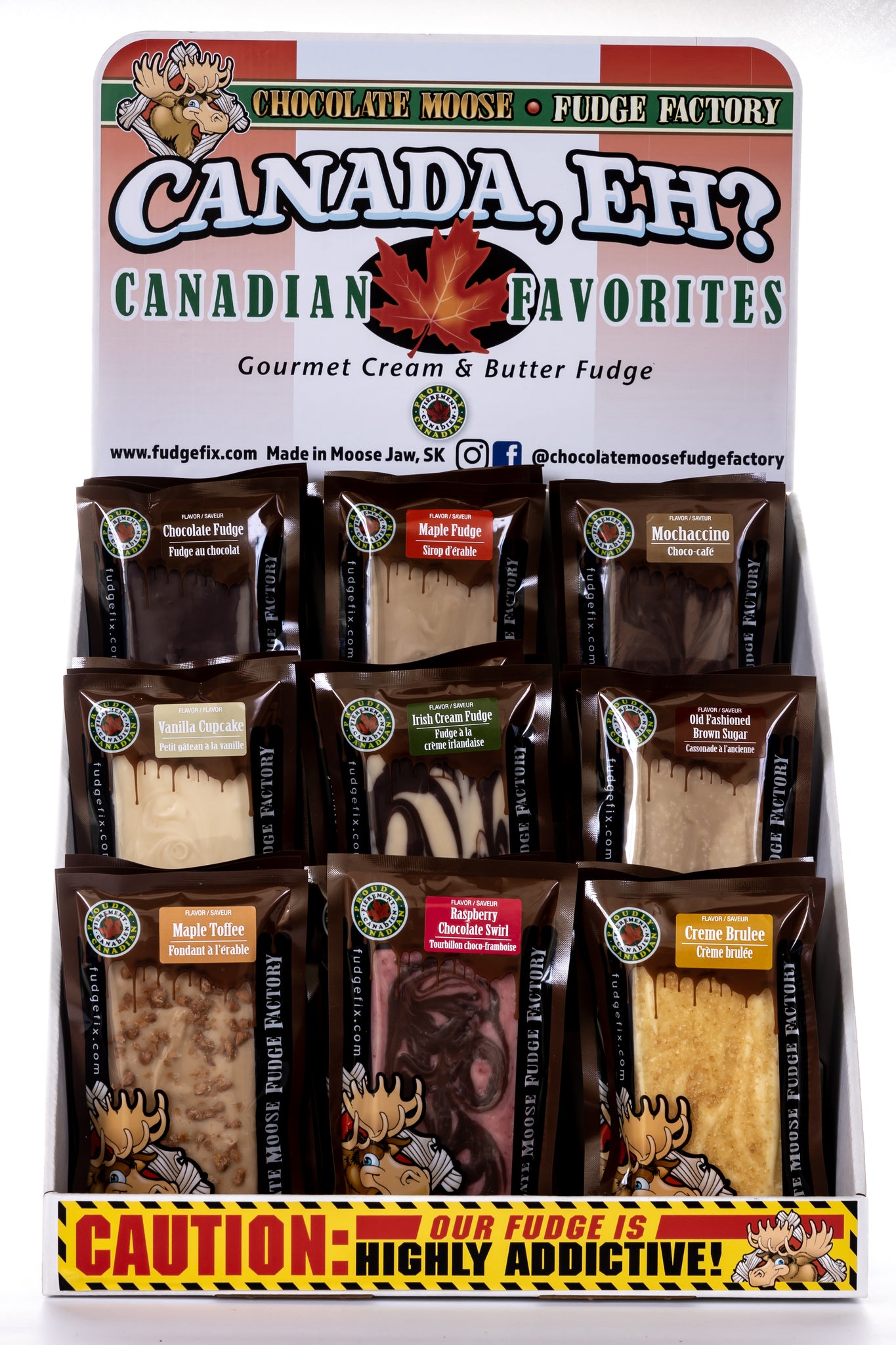 Canada, Eh? - Retail Fudge Displayer