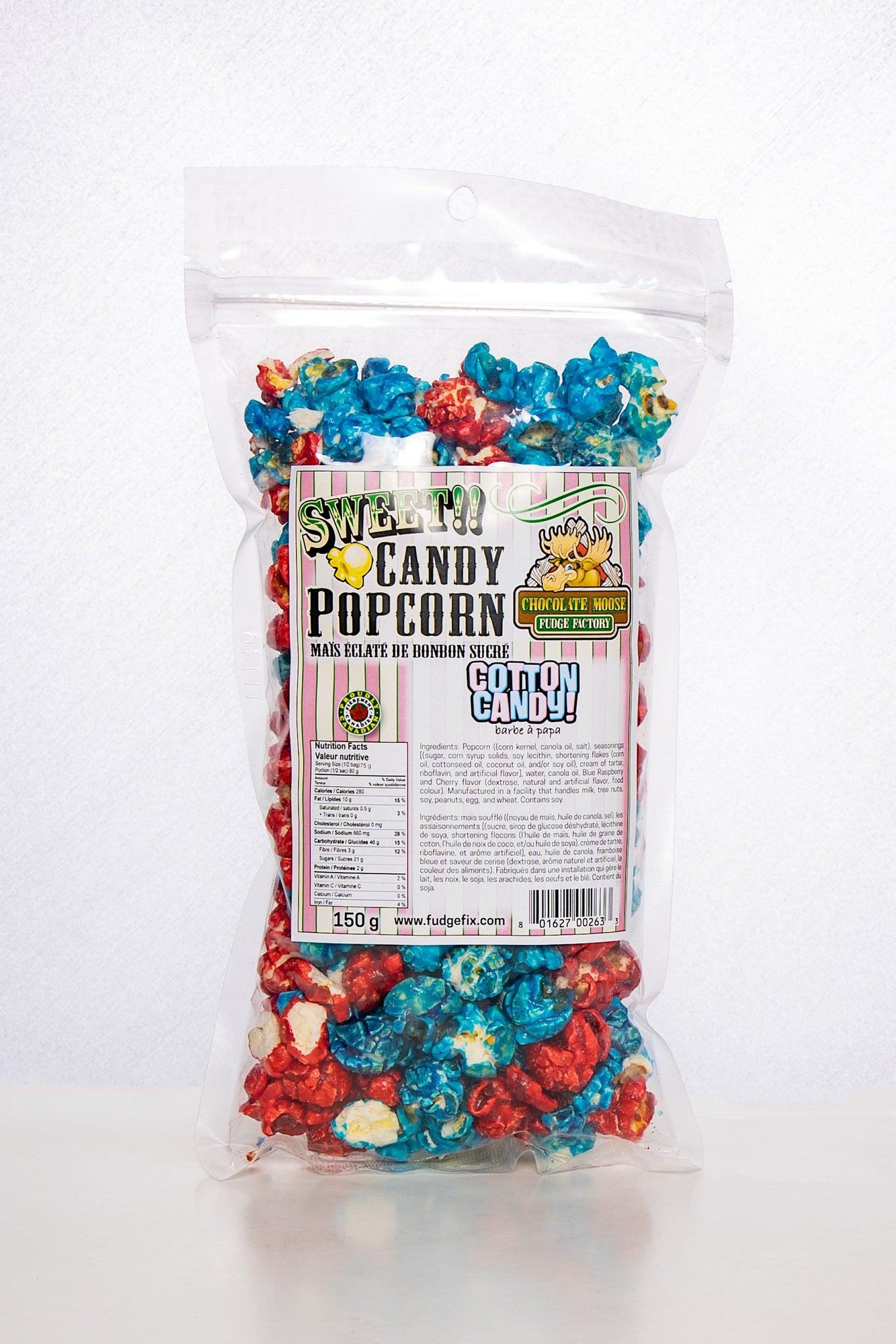 Cotton Candy - Sweet Candy Popcorn Set of 6