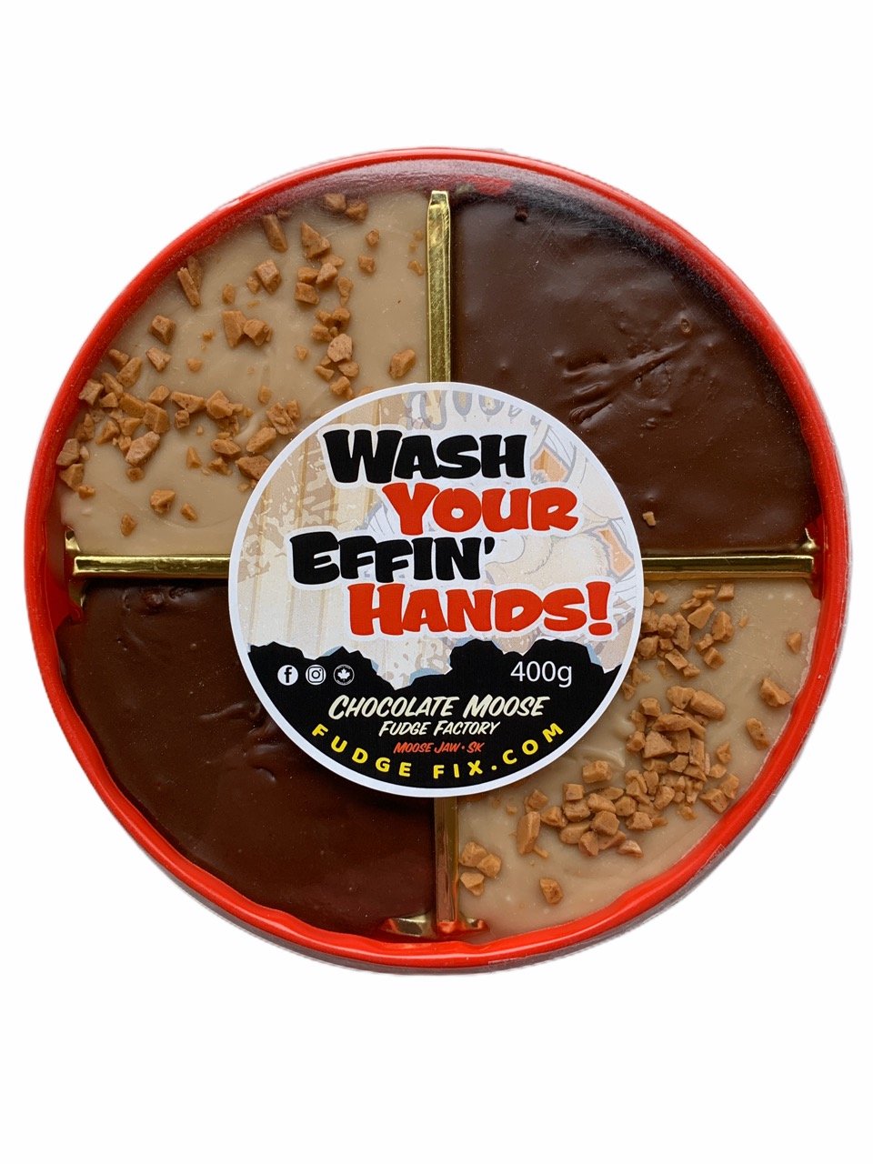 Wash Your Effin' Hands - COVID Sass Fudge Trays