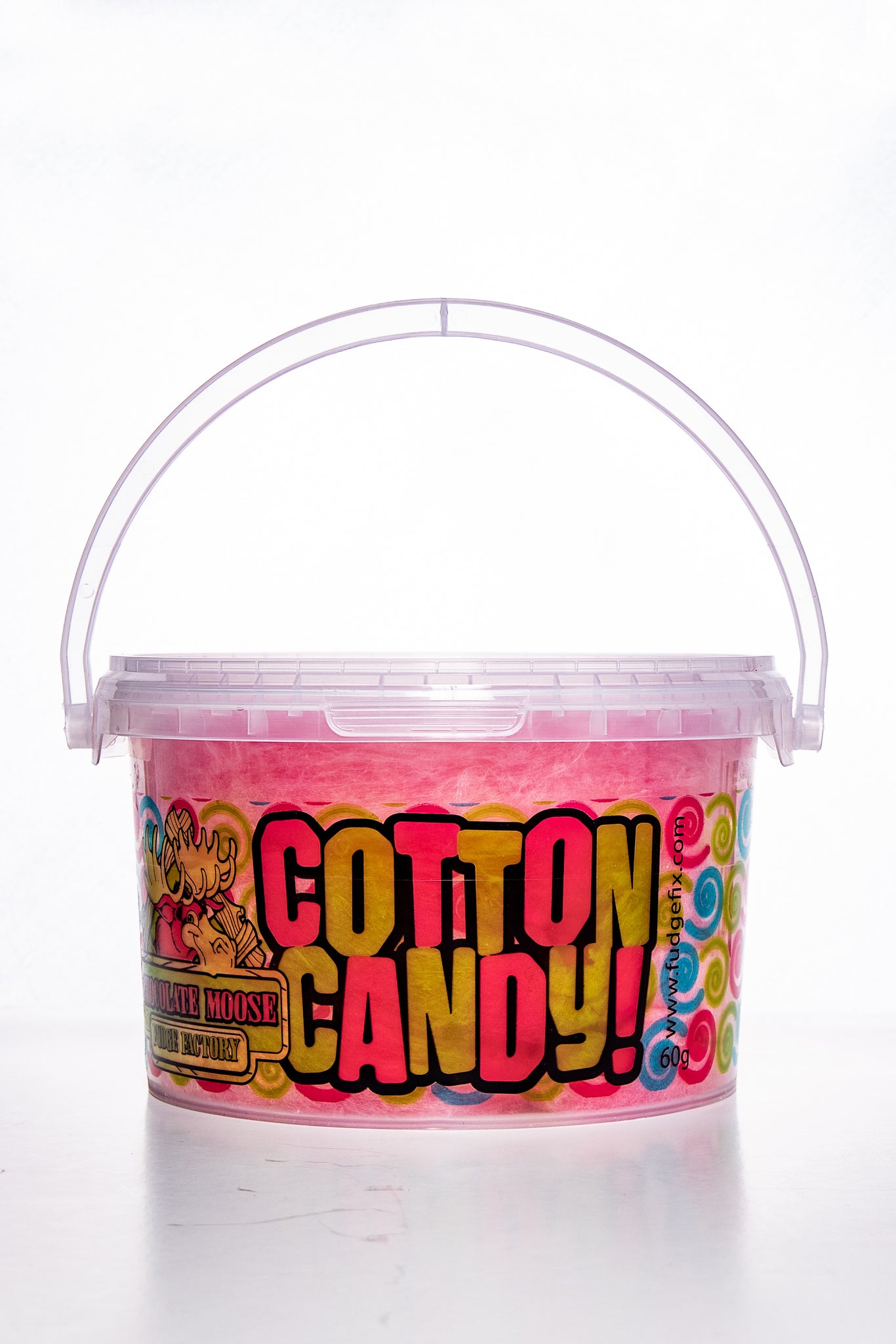 Very Cherry - Cotton Candy pail with handle Set of 6