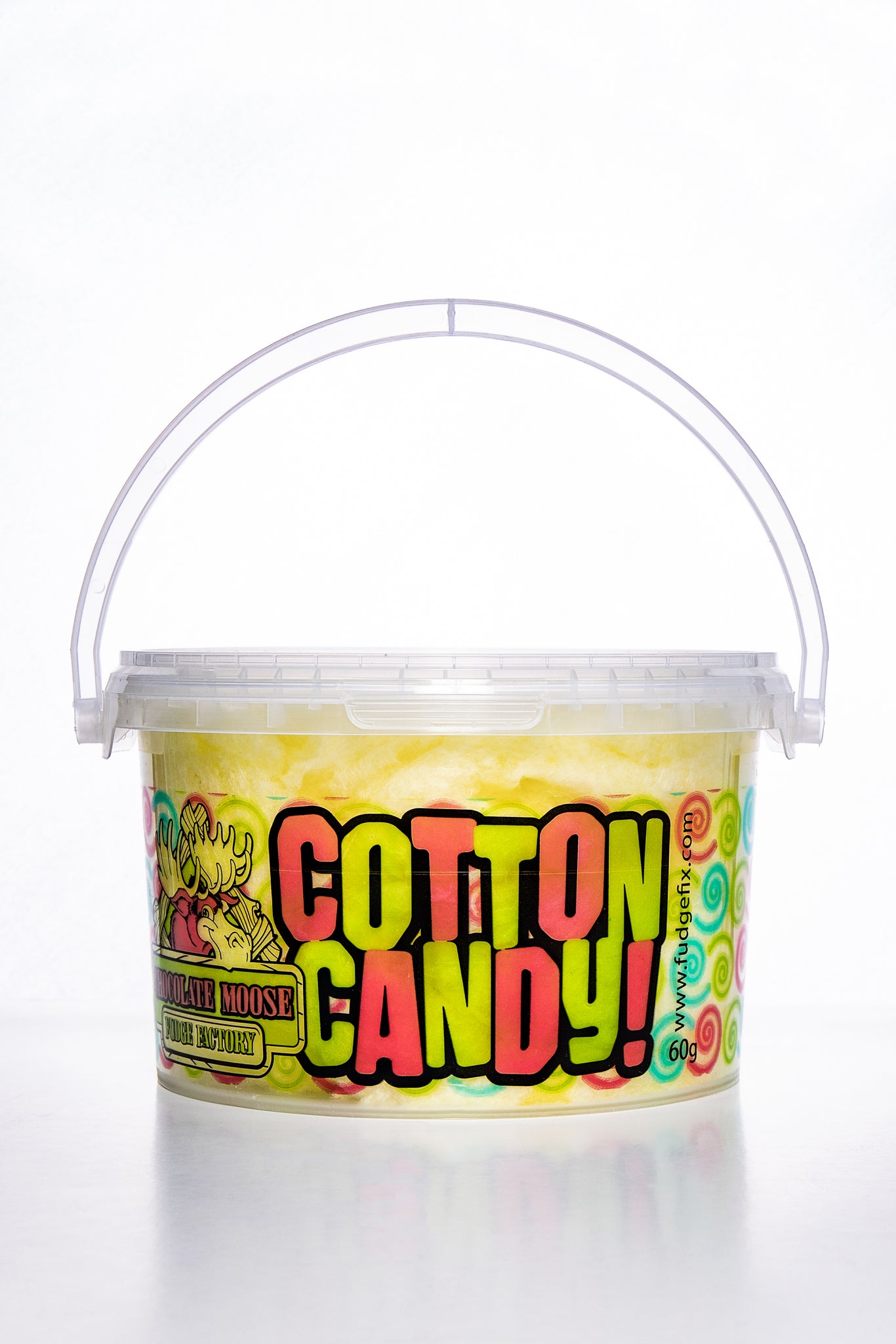 Banana - Cotton Candy Pail with handle Set of 6