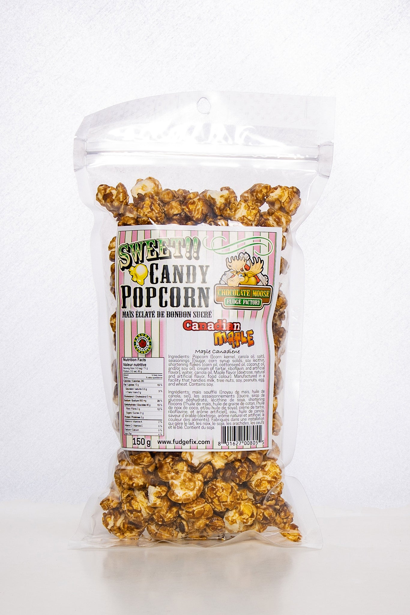 Canadian Maple - Sweet Candy Popcorn Set of 6