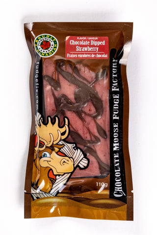 Chocolate Dipped Strawberry - 110g Fudge Bar