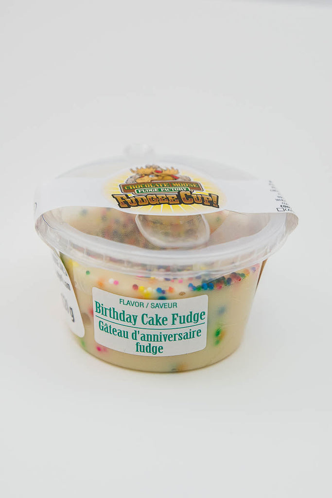 Fudge Cups 140g Chocolate Moose Fudge Factory