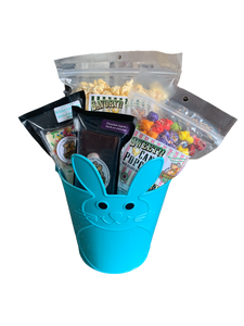 Teal Blue Easter Bunny Basket