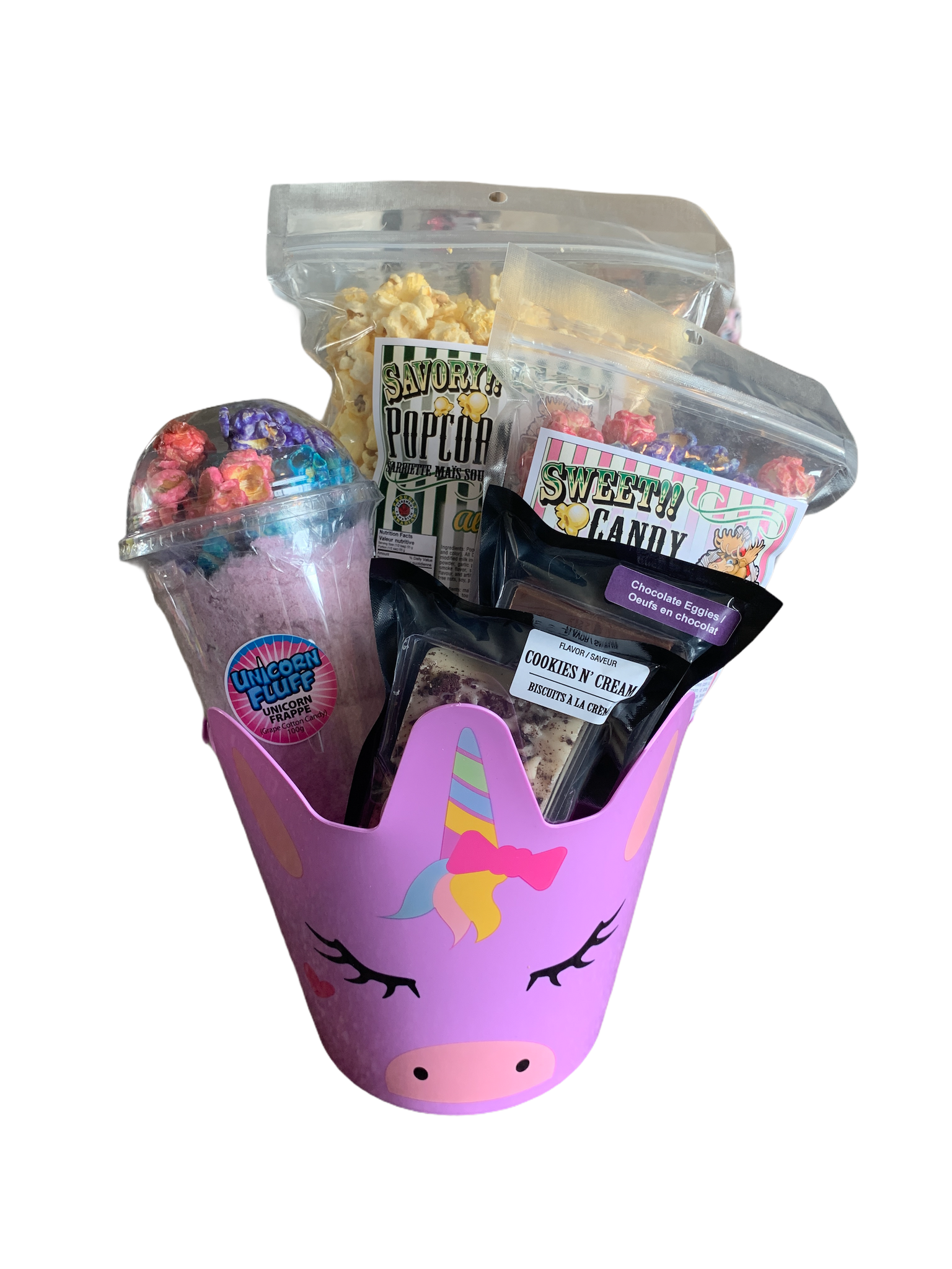 Purple Unicorn Easter Basket