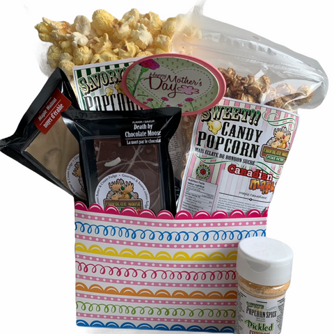 Mother's Day Fudge/Popcorn Basket