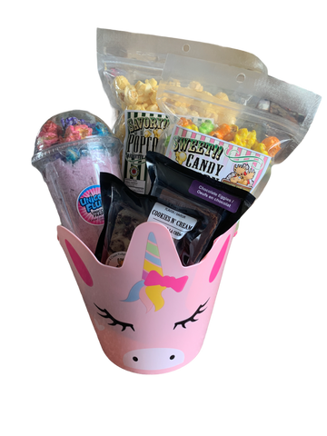 Pink Unicorn Easter Basket