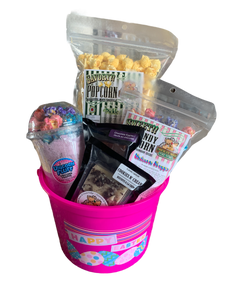 Happy Easter Pink Pail easter basket