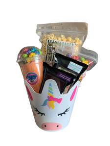 White Unicorn Easter Basket